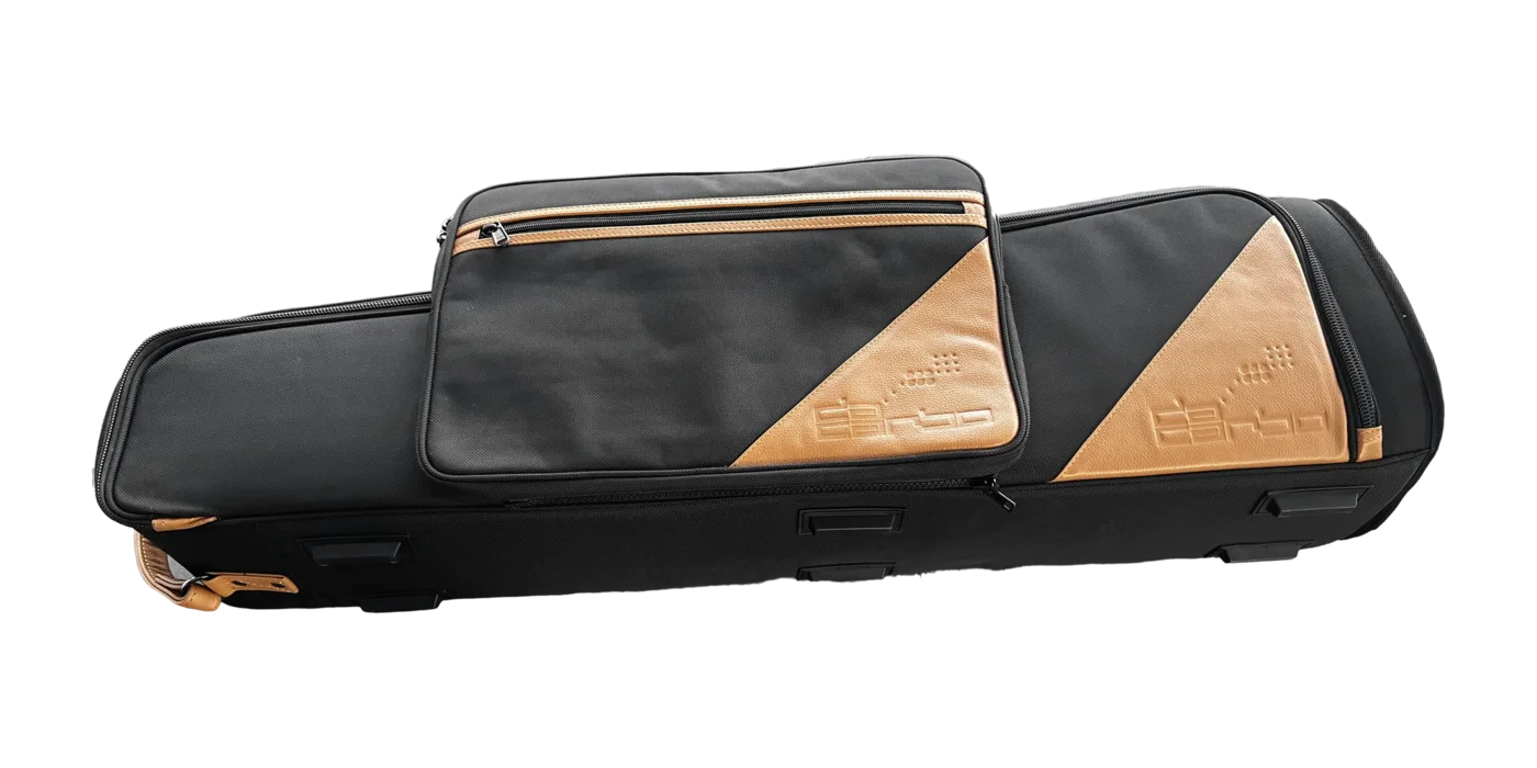 daCarbo gepolsterte Posaunentasche aus Cordura mit Rucksackgurten
